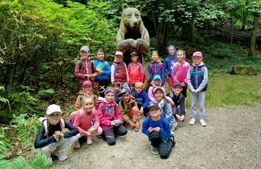 1. A a 1. B v děčínské ZOO