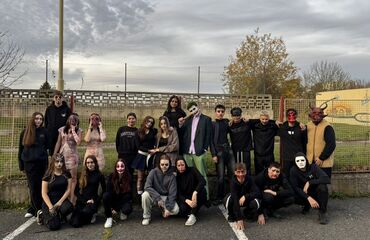 Halloweenská stezka odvahy na druhém stupni