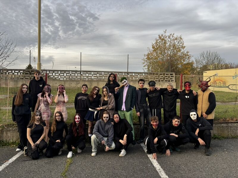 Halloweenská stezka odvahy na druhém stupni