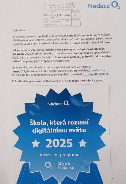 Jsme Škola, která rozumí digitálnímu světu! 