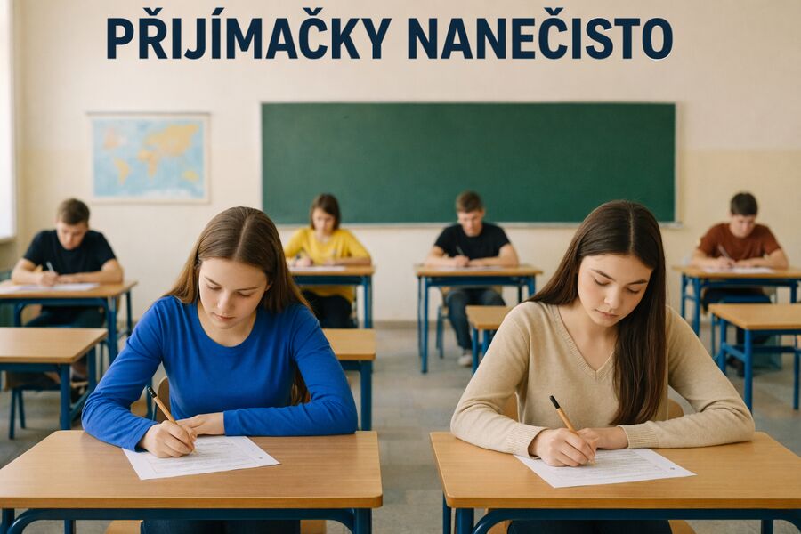 Přijímačky nanečisto: téměř 60 deváťáků si vyzkoušelo skutečné přijímačky 