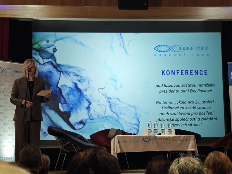 Inspirativní setkání na Pražském hradě s Nadací Modrá rybka