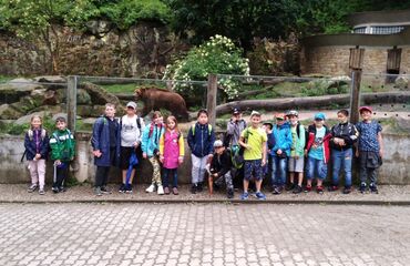 3. A a 3. B v děčínské ZOO