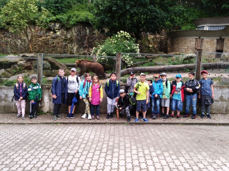 3. A a 3. B v děčínské ZOO